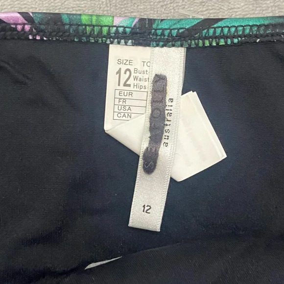 New! Seafolly las palmas tropical leaf pattern hipster bottoms 21672 - Picture 8 of 9